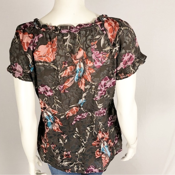 🥀Esprit Lightweight Floral Button-Up Blouse | Romantic Boho | Size 4🥀 - Picture 9 of 9